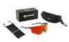 Translucent Grey Frame Lens Red Revo Sports Sunglasses For Cricket I Cycling I Marathon