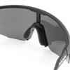Matte Black Frame Lens PC Smoke (Black) Sports Sunglasses For Cricket I Cycling I Marathon