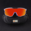 SASA Z Series Prismatic Purple Frame Red Revo Lens Sports Sunglasses