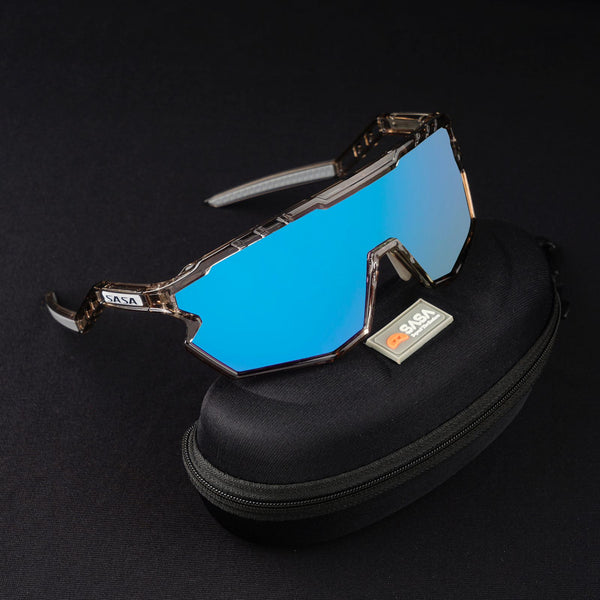 SASA Z Series Prismatic Grey Frame with Ice Blue Revo Lens