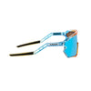 SASA Z Series Prismatic Blue / Orange Frame with Ice Blue Revo Lens
