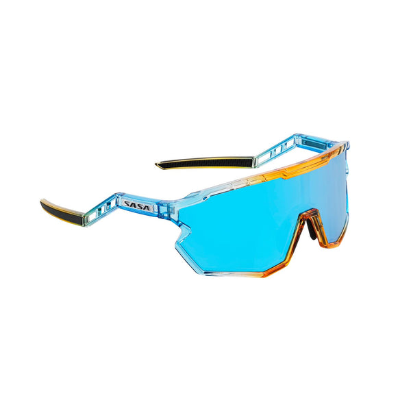 SASA Z Series Prismatic Blue / Orange Frame with Ice Blue Revo Lens