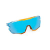 SASA Z Series Prismatic Blue / Orange Frame with Ice Blue Revo Lens