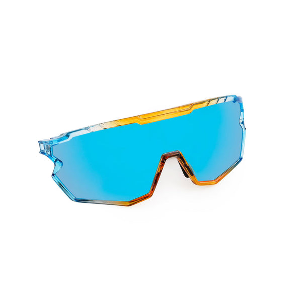 SASA Z Series Prismatic Blue / Orange Frame with Ice Blue Revo Lens