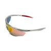 Siddhesh Lad Mumbai Indians IPL Player X SASA Hawkeye Matte Frame Silver Red Revo Lens Sports Sunglasses