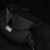 Bunty Patel X Matte Black Frame Black Lens Raptor Sunglasses