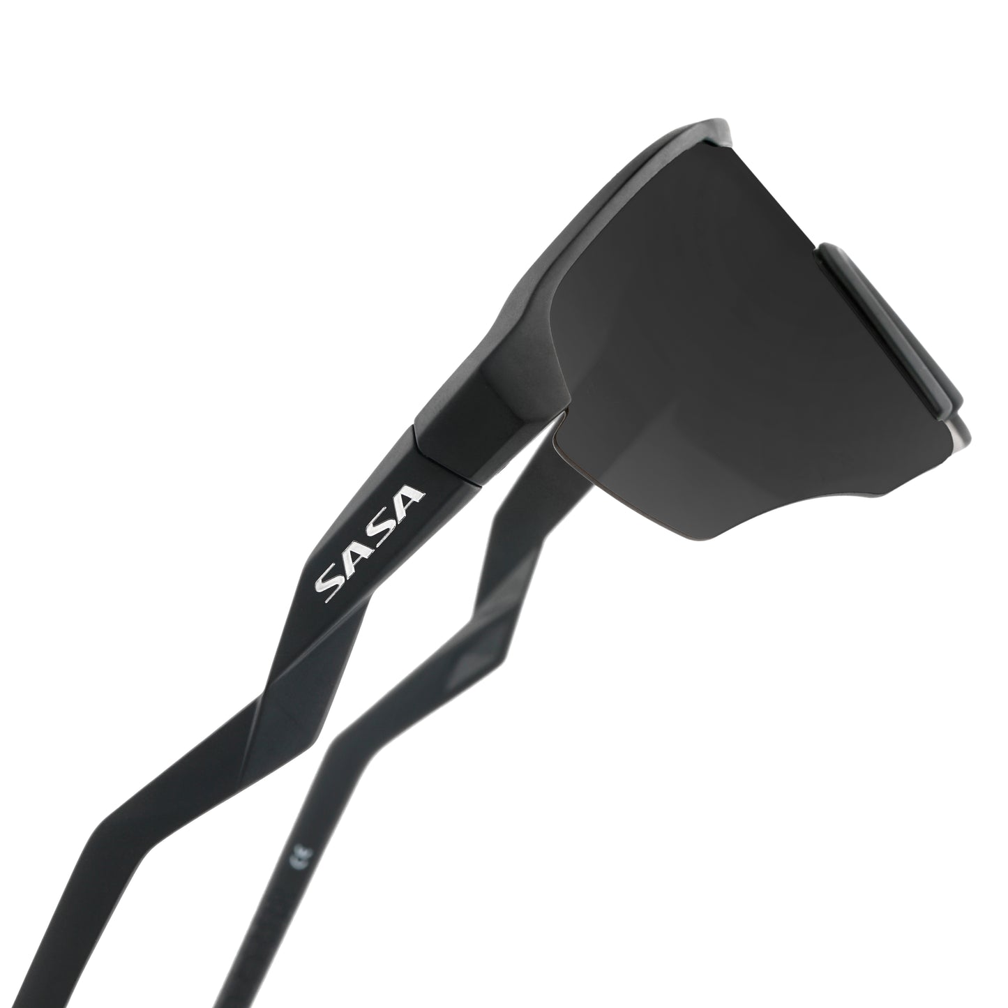 Viper Matte Black Frame Lens PC Smoke (Black) Sports Sunglasses For Cricket I Cycling I Marathon