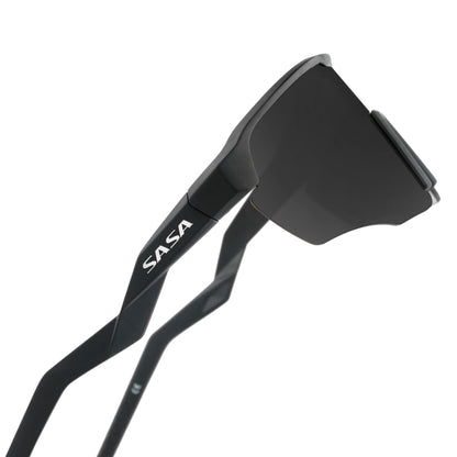Viper Matte Black Frame Lens PC Smoke (Black) Sports Sunglasses For Cricket I Cycling I Marathon
