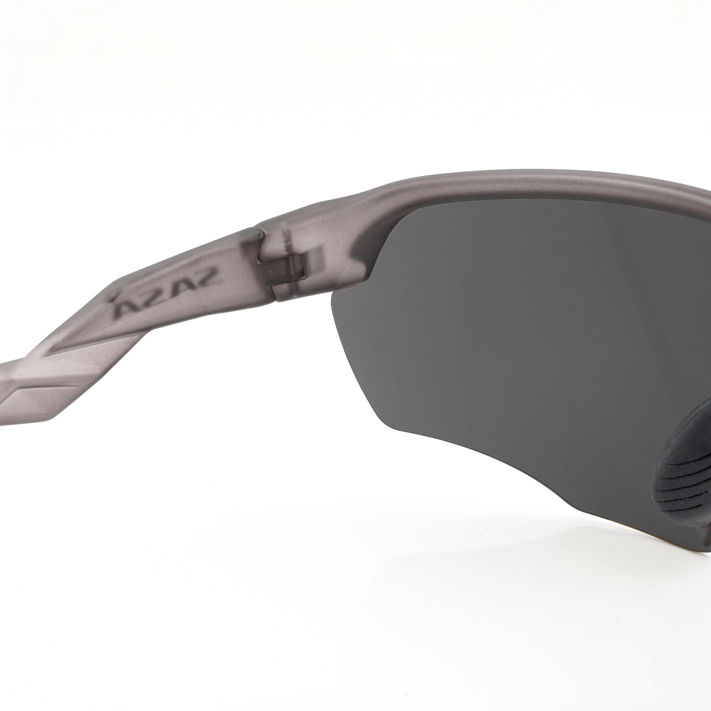 Viper Translucent Grey Frame Lens PC Smoke (Black) Sports Sunglasses For Cricket I Cycling I Marathon