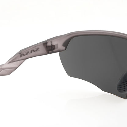 Viper Translucent Grey Frame Lens PC Smoke (Black) Sports Sunglasses For Cricket I Cycling I Marathon