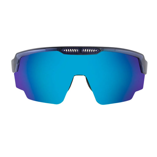 Raptor Translucent Blue Frame  Ice Blue Revo Lens Sports Sunglasses for Cricket I Cycling I Marathon