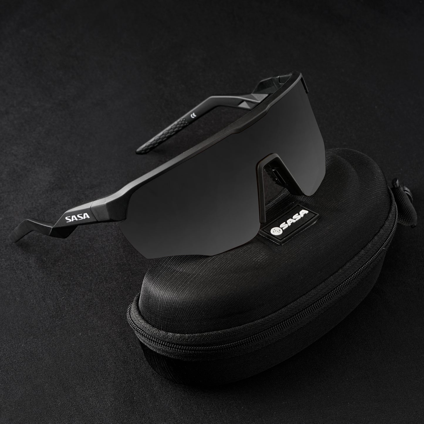 Viper Matte Black Frame Lens PC Smoke (Black) Sports Sunglasses For Cricket I Cycling I Marathon