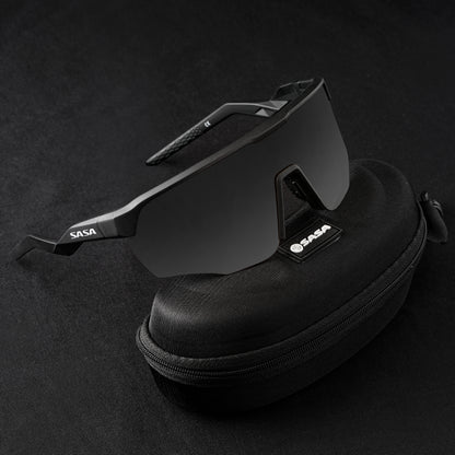 Viper Matte Black Frame Lens PC Smoke (Black) Sports Sunglasses For Cricket I Cycling I Marathon