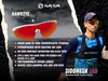 Siddhesh Lad Mumbai Indians IPL Player X SASA Hawkeye Matte Frame Silver Red Revo Lens Sports Sunglasses