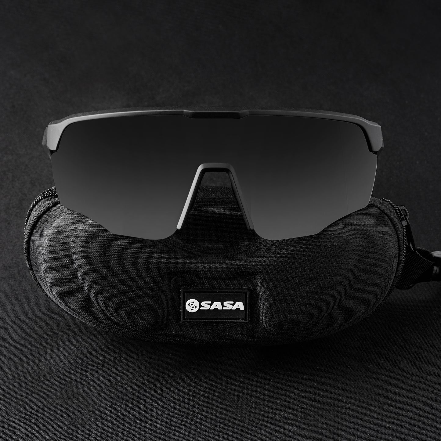 Viper Matte Black Frame Lens PC Smoke (Black) Sports Sunglasses For Cricket I Cycling I Marathon