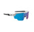 SASA Raptor Matte White Frame Ice Blue Revo Lens Sports Sunglasses - sasaeyewear