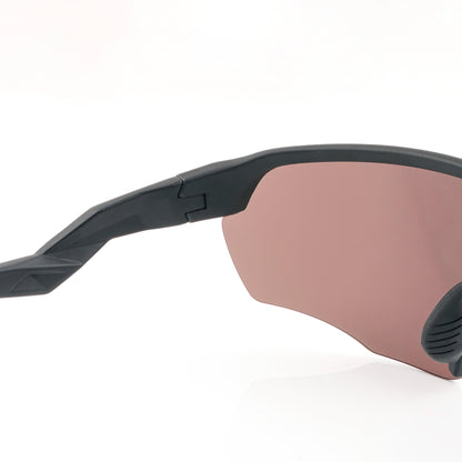 Viper Matte Black Frame Lens Red Revo Sports Sunglasses For Cricket I Cycling I Marathon
