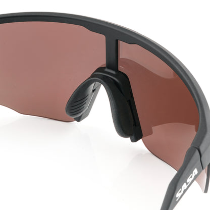 Viper Matte Black Frame Lens Red Revo Sports Sunglasses For Cricket I Cycling I Marathon