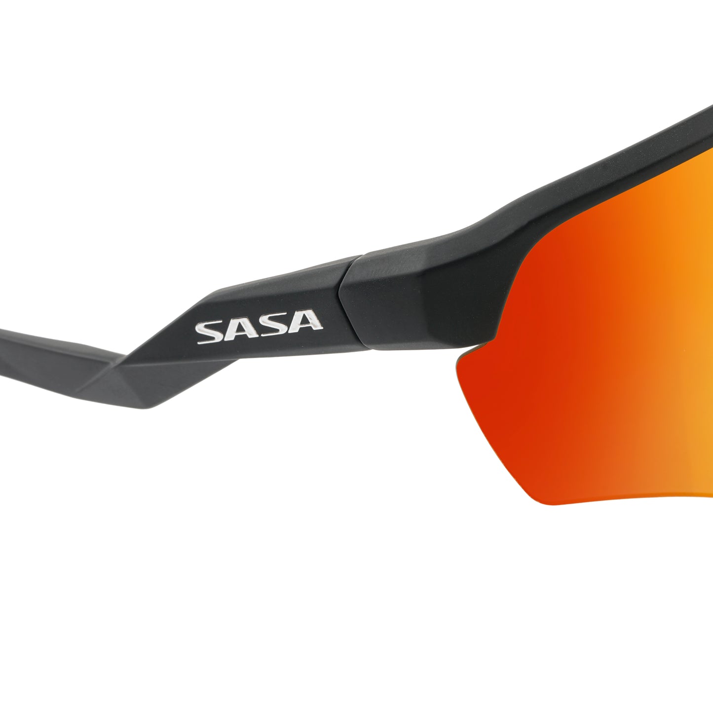 Viper Matte Black Frame Lens Red Revo Sports Sunglasses For Cricket I Cycling I Marathon