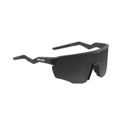 Viper Matte Black Frame Lens PC Smoke (Black) Sports Sunglasses For Cricket I Cycling I Marathon