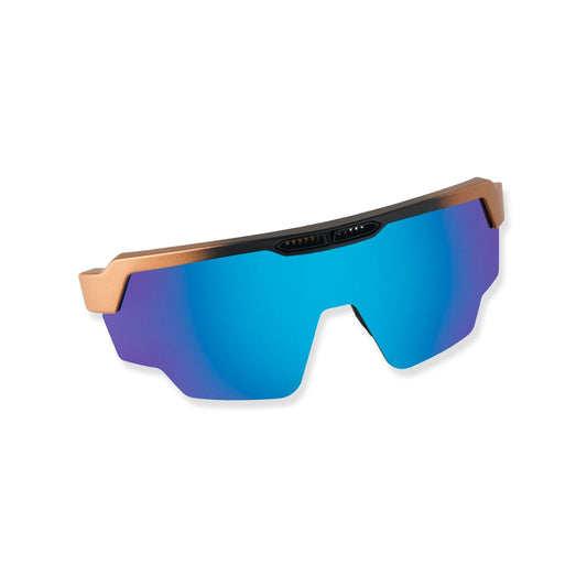 Raptor Matte Copper/Black Frame Ice Blue Revo Lens Sports Sunglasses for Cricket I Cycling I Marathon