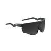Matte Black Frame Lens PC Smoke (Black) Sports Sunglasses For Cricket I Cycling I Marathon