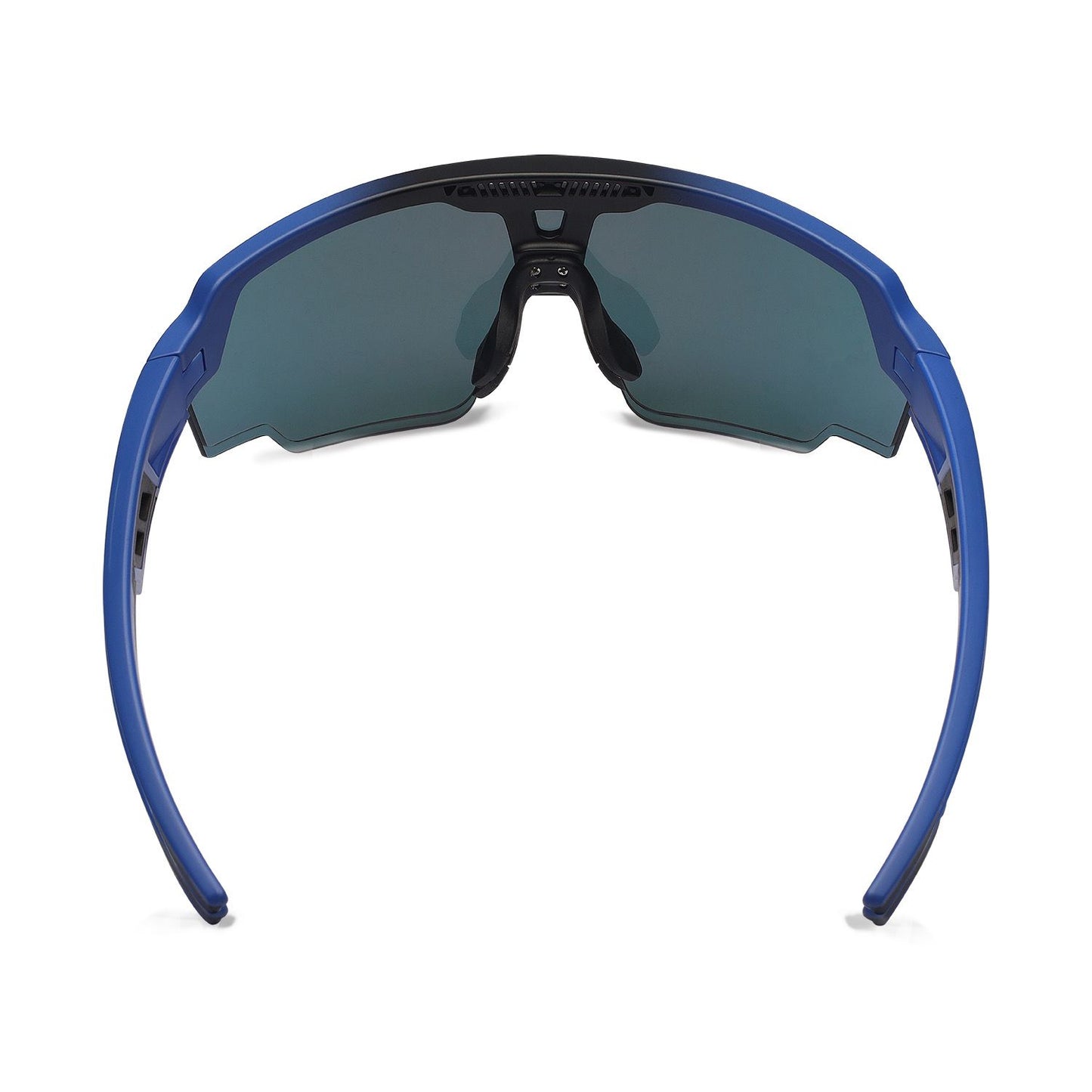 Raptor Matte Blue Frame Red Revo Lens Sports Sunglasses for Cricket I Cycling I Marathon