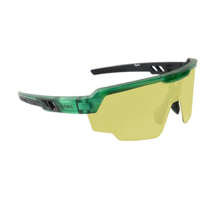 Raptor Transcluent  Green Frame Lens Night Vision Sports Sunglasses for Cricket I Cycling I Marathon