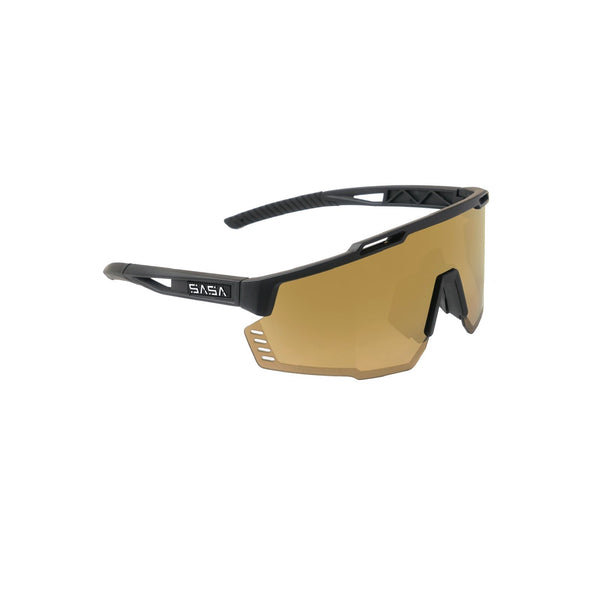 Piyush Chawla X Mercury Black Frame Copper Lens Revo Sports Sunglasses