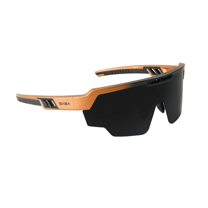 Raptor Matte Copper Black Frame Smoke Black Lens Sports Sunglasses for Cricket I Cycling I Marathon