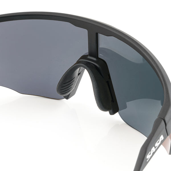Matte Black Frame Lens Ice Blue Revo Sports Sunglasses For Cricket I Cycling I Marathon