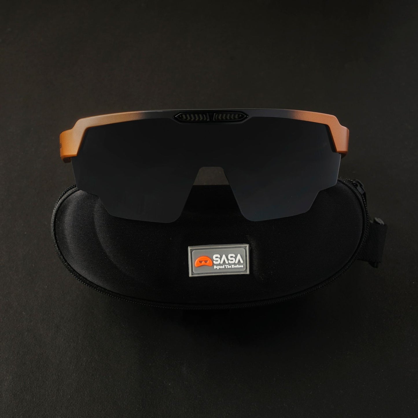 Raptor Matte Copper Black Frame Smoke Black Lens Sports Sunglasses for Cricket I Cycling I Marathon