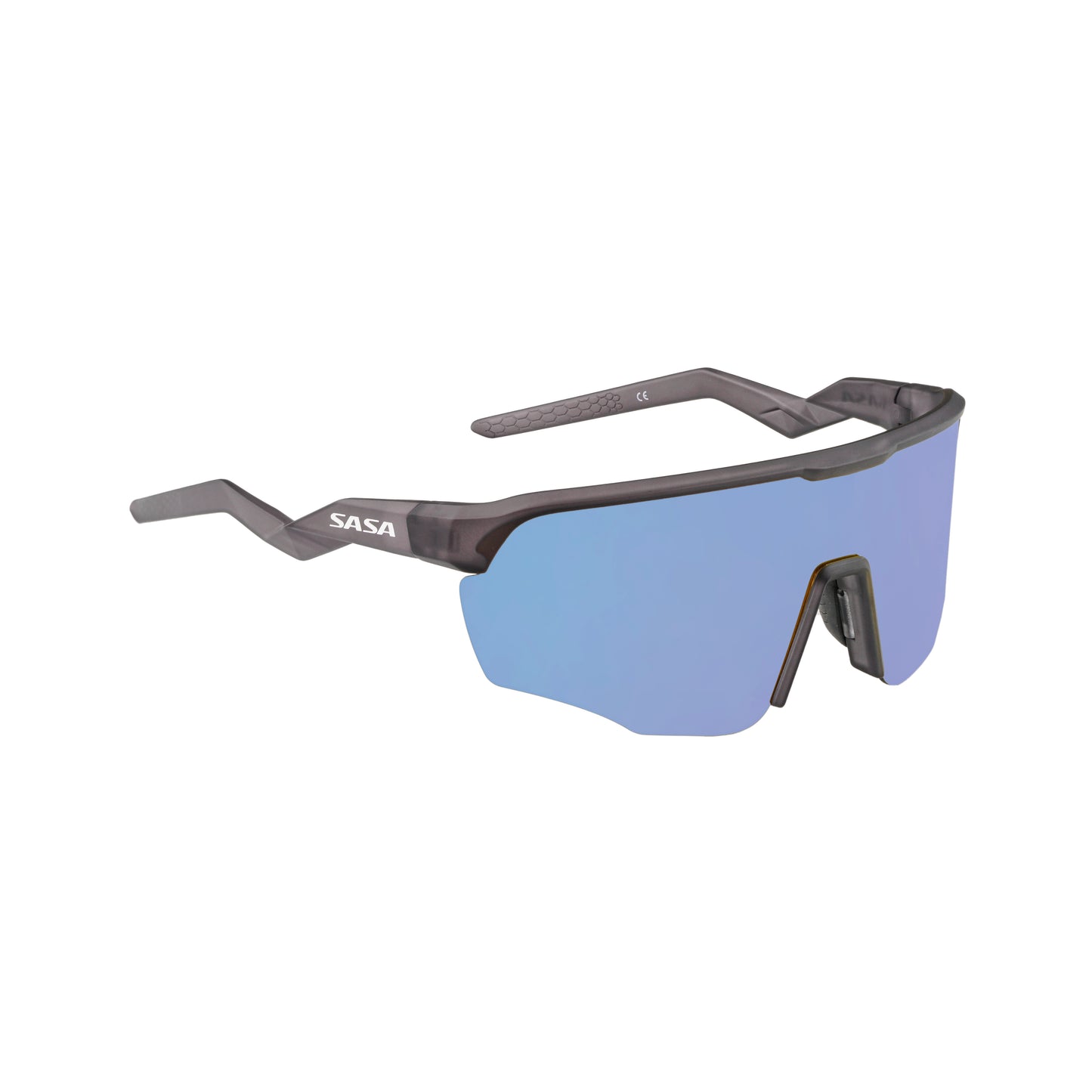 Viper Translucent Grey Frame Lens Ice Blue Revo Sports Sunglasses For Cricket I Cycling I Marathon