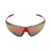 Siddhesh Lad Mumbai Indians IPL Player X SASA Hawkeye Matte Frame Silver Red Revo Lens Sports Sunglasses