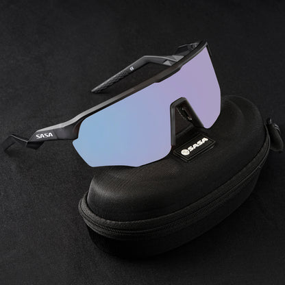 Viper Translucent Grey Frame Lens Ice Blue Revo Sports Sunglasses For Cricket I Cycling I Marathon