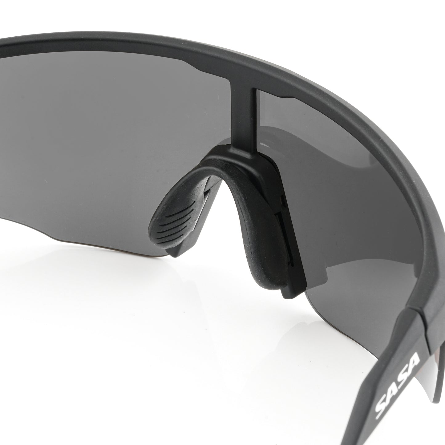 Viper Matte Black Frame Lens PC Smoke (Black) Sports Sunglasses For Cricket I Cycling I Marathon