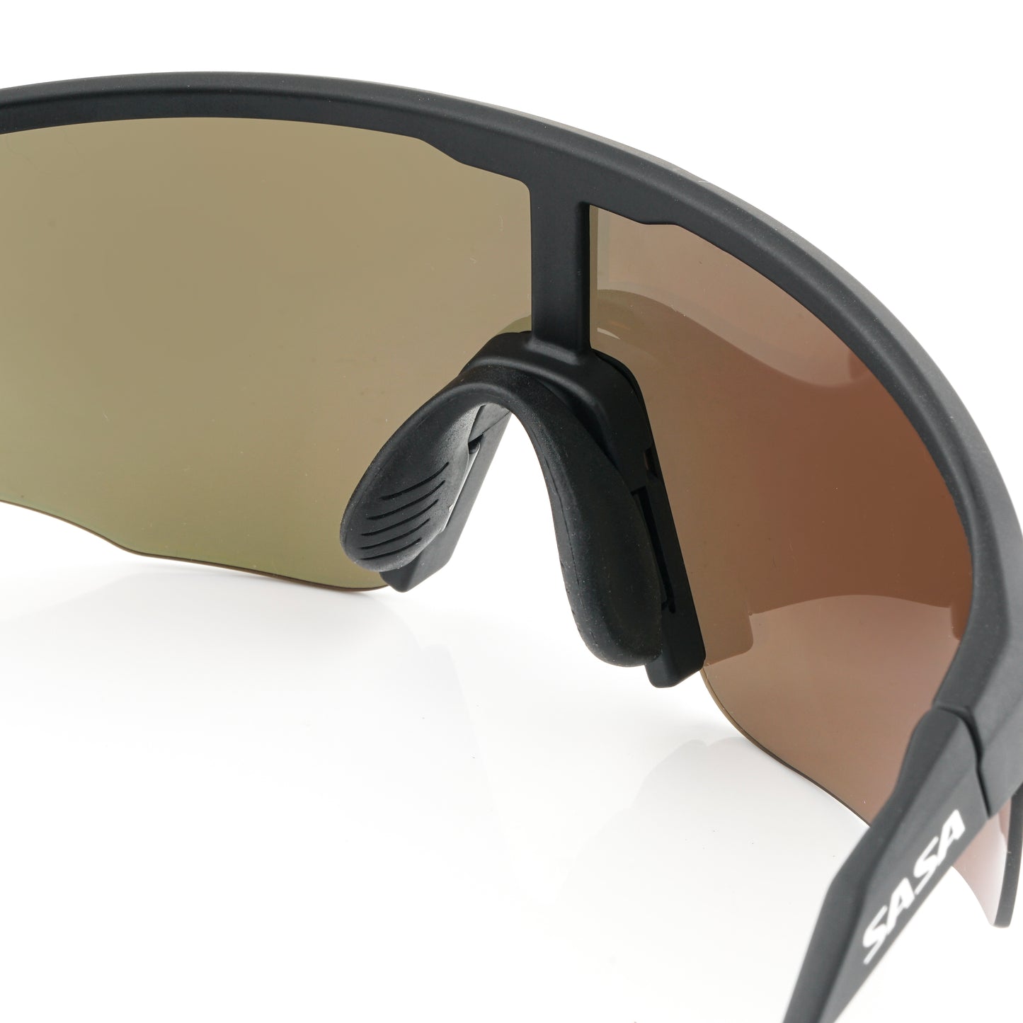 Viper Matte Black Frame Lens Gold Revo Sports Sunglasses For Cricket I Cycling I Marathon