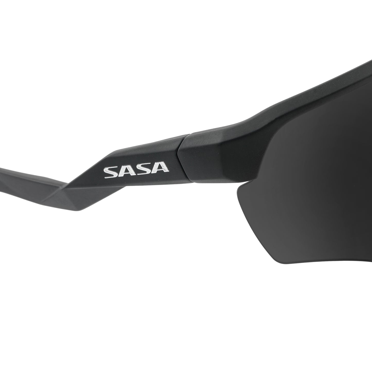 Viper Matte Black Frame Lens PC Smoke (Black) Sports Sunglasses For Cricket I Cycling I Marathon