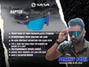 Parthiv Patel X Translucent Blue Frame Ice Blue Revo Lens Sports Sunglasses