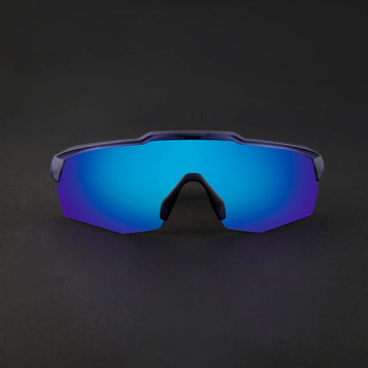 SASA Rebound Translucent Blue Frame Ice Blue Revo Lens Sports Sunglasses