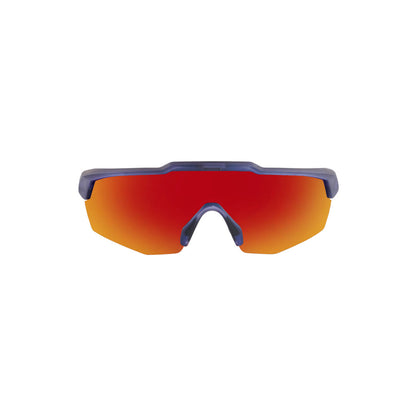 Rebound Translucent Blue Frame Red Revo Lens Sports Sunglasses