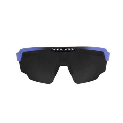 Raptor Matte Blue Frame Black Smoke Lens Sports Sunglasses for Cricket I Cycling I Marathon