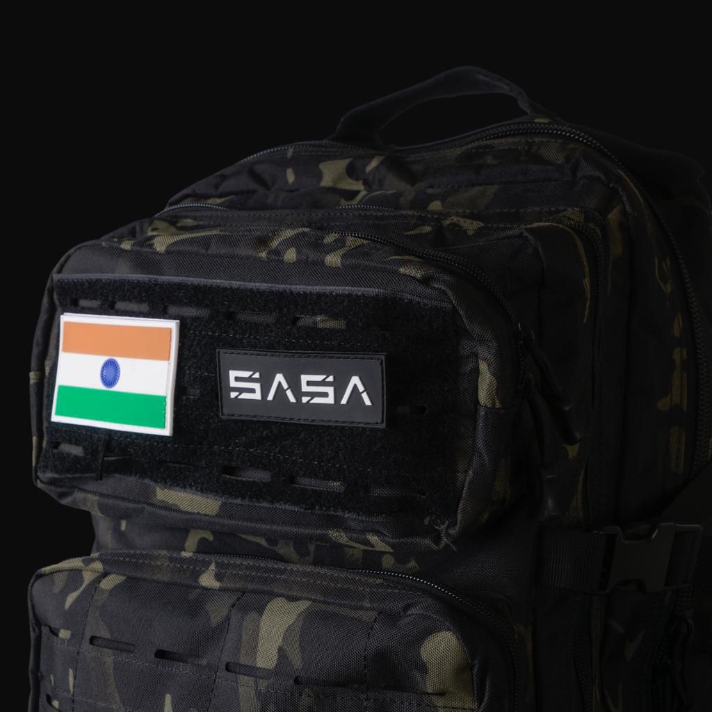 black military backpack for men