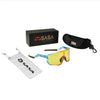 SASA Z SERIES Prismatic Blue/Orange Frame Night Vision Lens Sports Sunglasses