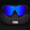 Prasad Pawar Mumbai Ranji Team X SASA Raptor Translusent Green Frame Blue Lens Sports Sunglasses