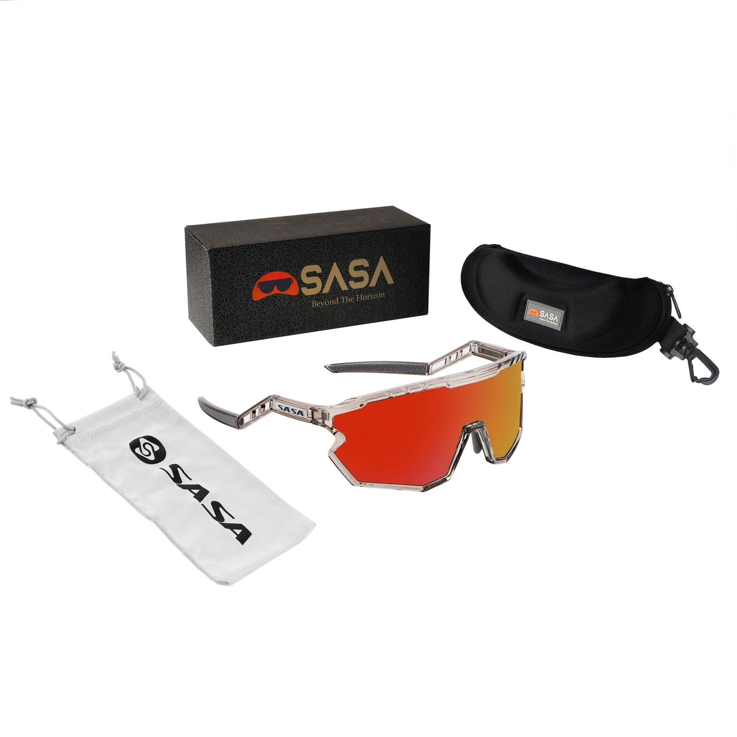 SASA Z Series Prismatic Grey Frame with Red Revo Lens