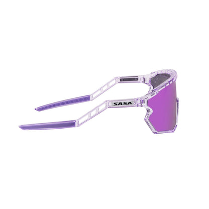SASA Z Series Prismatic Purple Frame with Purple Revo Lens Sports Sunglasses