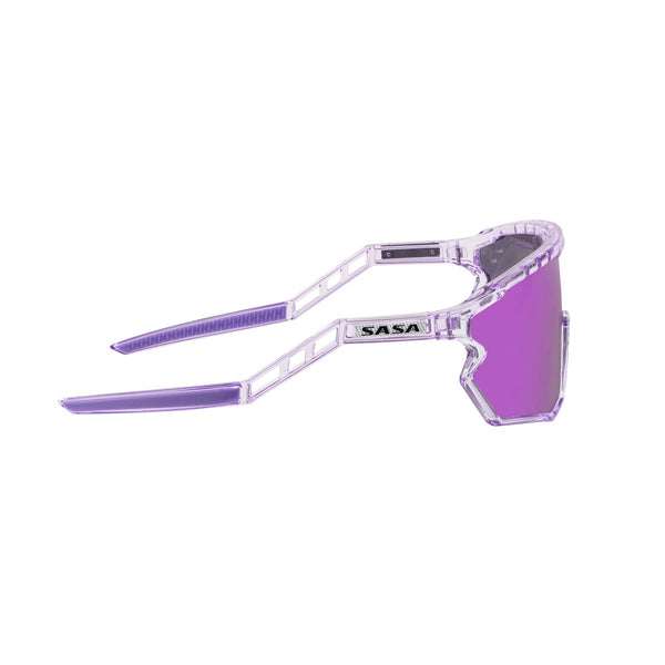 SASA Z Series Prismatic Purple Frame with Purple Revo Lens Sports Sunglasses