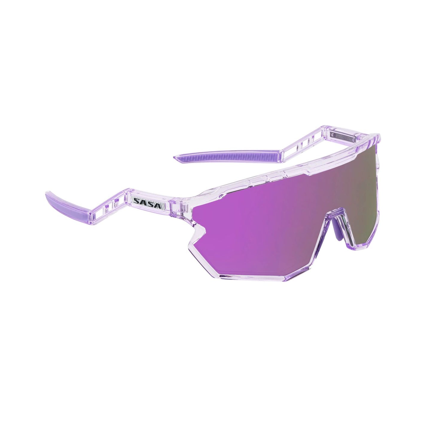 SASA Z Series Prismatic Purple Frame with Purple Revo Lens Sports Sunglasses