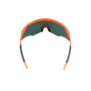 M-Series Matte Orange Frame with Red Revo Lens Sports Sunglasses for Cricket I Cycling I Marathon